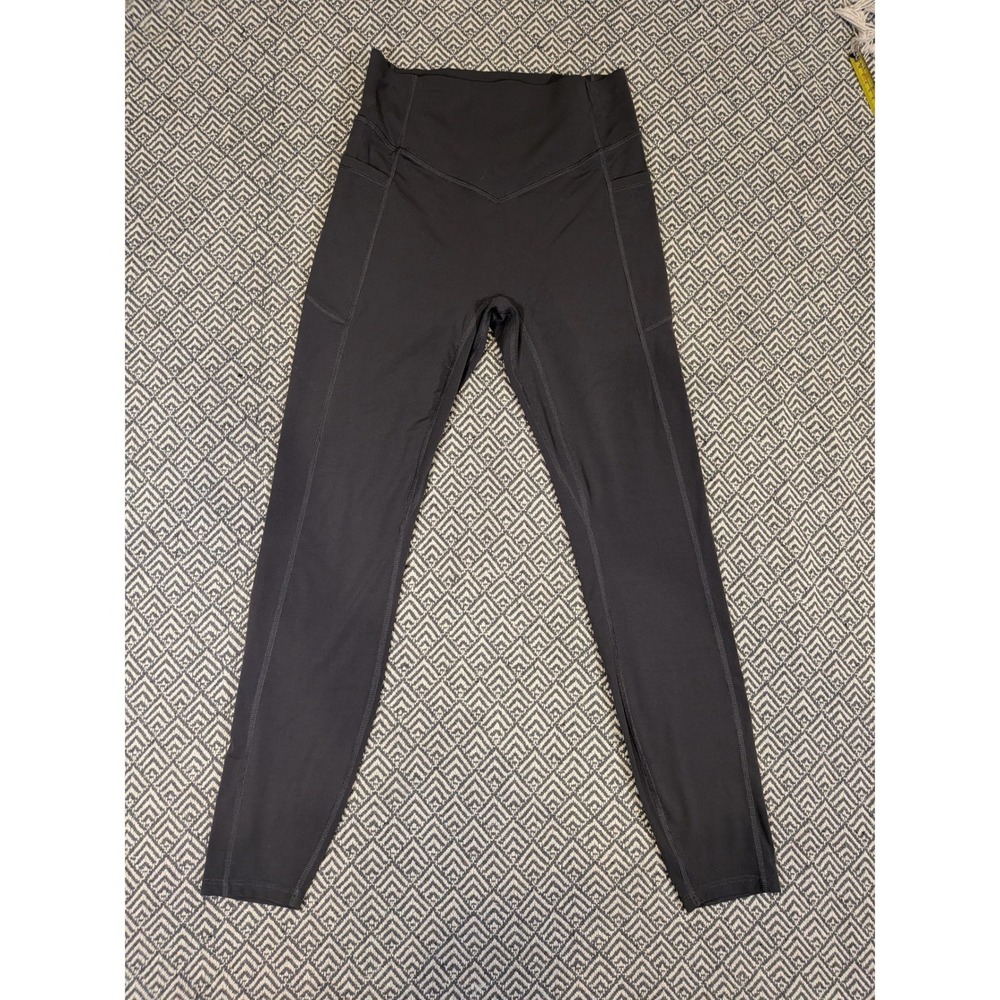 Halara Charcoal Grey Scrunch Butt Leggings S 7/8 Ruched Booty Lift Activewear